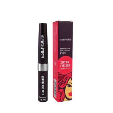 ESENSES Waterproof Volume Mascara & ESENSES Stay On Eyeliner Waterproof -Maskara dan Eye Liner Tahan