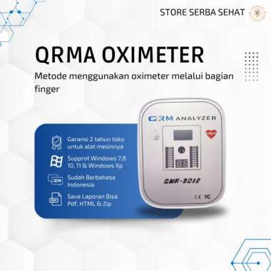 QRMA Oximeter Bahasa Indonesia Terbaru SUDAH BERBAHASA INDONESIA DAN GARANSI