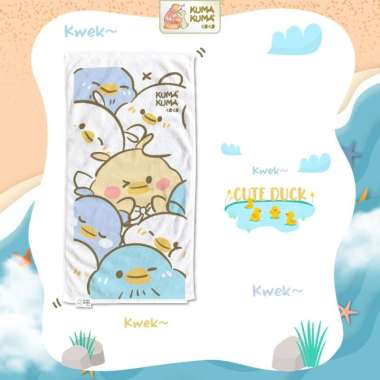 KUMA KUMA - MicroDry Towel (140x70cm) | Handuk Microfiber CUTE DUCK