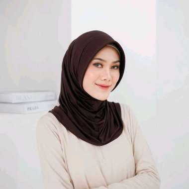 PUSSAT Clemira Jilbab Bergo Pet Sport Spandek Jersey Hijab Voli Megawati Red Spark Hijab Olahraga Si