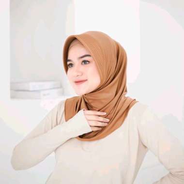 PUSSAT Clemira Jilbab Bergo Pet Sport Spandek Jersey Hijab Voli Megawati Red Spark Hijab Olahraga Si