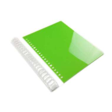 Cover Plastik Tebal+Ring B5 untuk Binder-Loose Leaf-Notebook Daiichi Hijau