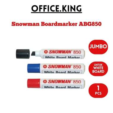 Snowman Boardmarker ABG850 Jumbo Spidol White Board Marker Papan Tulis Sepidol Whiteboard Besar Hita