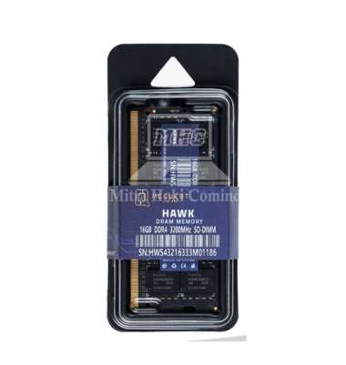 MEMORY / RAM LAPTOP MCQUEST HAWK SODIMM DDR4 16GB 3200MHZ