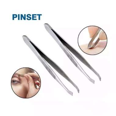 PINSET PENCABUT RAMBUT BULU UBAN STAINLESS