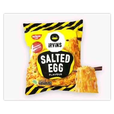 Nissin Irvins Salted Egg 113 gr Mie Instan Telur Asin
