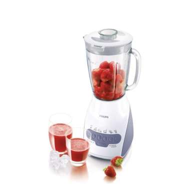 BLENDER PHILIPS HR-2116 / hr2116 / HR 2116 , GELAS KACA 2 LITER Abu-abu