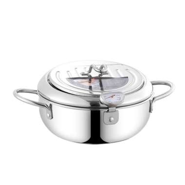 Panci Goreng Masak Deep Fried Tempura Kentang Ayam Fryer Pot Japanese 21 cm