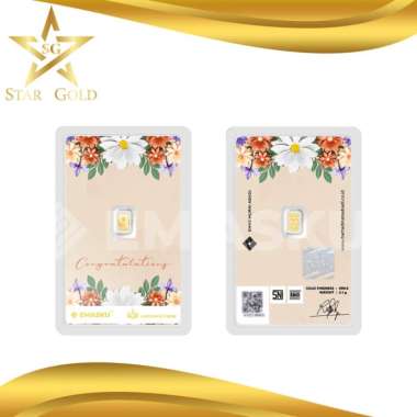 LOGAM MULIA MICRO GOLD EMASKU 0.1 GRAM CONGRAT PINK SERIES