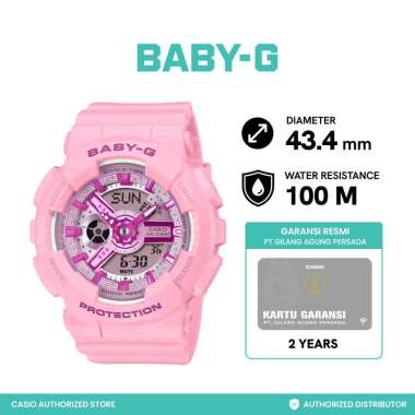 Baby-G Jam Tangan Wanita BA-110YK-4ADR Analog Digital