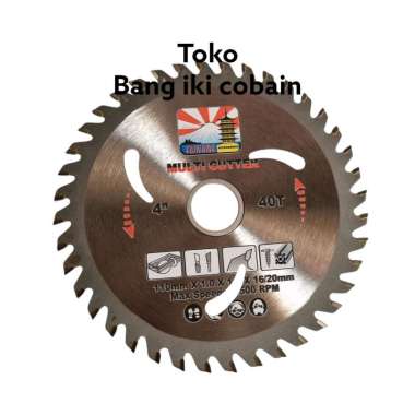 Mata Gerinda Potong Kayu 4 inch Mata Grinda Multi Cutter Fujiyama