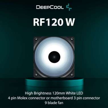 Deepcool RF 120W / RF120W 120mm - Color LED Fan Casing