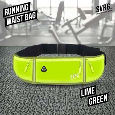 Svarga Running Waist Bag – Tas Pinggang Waterproof – Tas Lari Lime Green