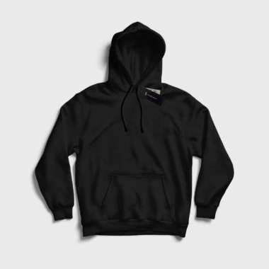 Jemssky Sweater Hoodie Distro Hoodie Sweater Polos Unisex Hitam S