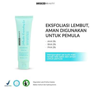Ready Stock Cleora 3 Minutes Exfoliating Gel Peeling Gel Exfoliasi
