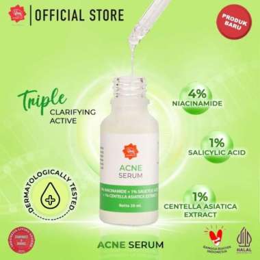 Viva Triple Face Serum 20ml - Glowing White Serum, Acne Serum, Anti Aging Serum, Peeling Serum Acne 