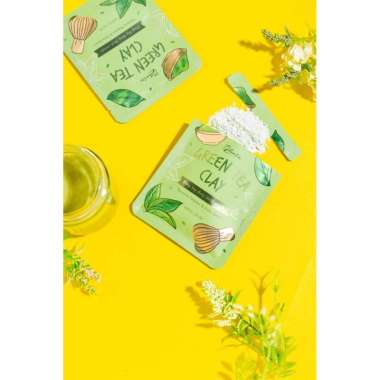 Kemasan Baru Masker Lea Gloria Masker Bubuk Masker Organik Masker Wajah Lea 20 GR By Lea Gloria Gree