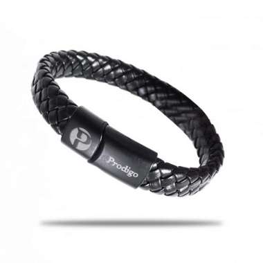 Gelang Kulit Pria Wanita Leather Bracelet Couple Prodigo Daram BUNDLING 2 PCS