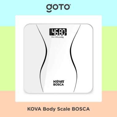 Kova Bosca Timbangan Badan Temperature Body Scale 180 kg White