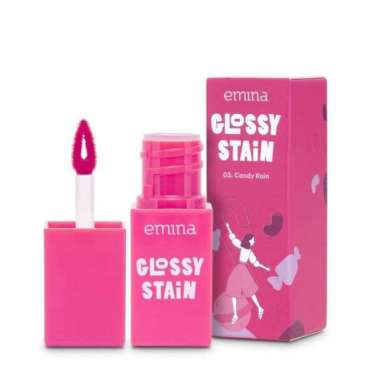 Emina Lip Tint Glossy Stain Finish 03 CANDY RAIN