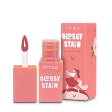 Emina Lip Tint Glossy Stain Finish 04 PEACH SPRINKLES
