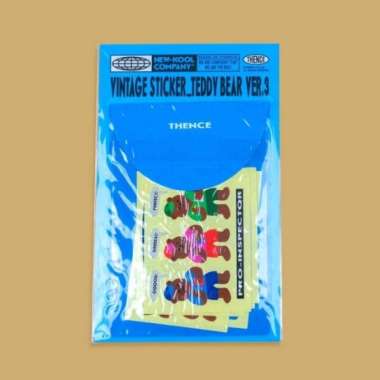 THENCE Vintage Sticker Teddy Bear / Sticker Premium Ver. 3