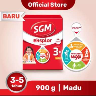 sgm 3 plus madu/vanila 900gr