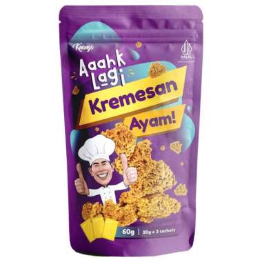 Kuangs Chips Ikan Tenggiri / Bawang Merah Goreng / Kremesan Ayam / Snack Anak, Varian Kremesan Ayam
