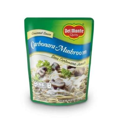 DELMONTE CARBONARA MUSHROOM SAUCE 180G