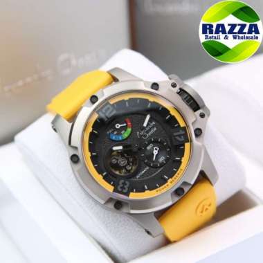 ALEXANDRE CHRISTIE AC 6295 YELLOW TITANIUM AUTOMATIC LIMITED ORIGINAL