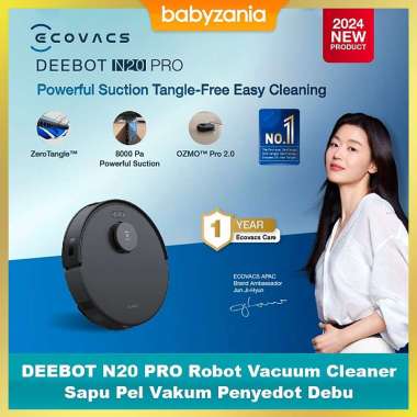 Ecovacs DEEBOT N20 PRO Robot Vacuum Cleaner Sapu Pel Vakum Mop
