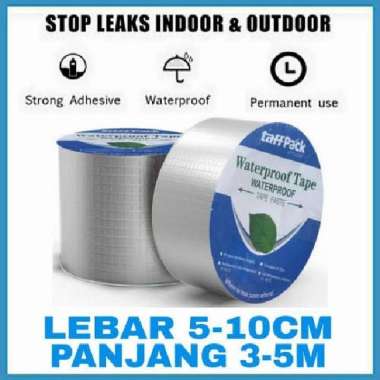 NEW LAKBAN ALUMINIUM tape Foil Waterproof anti bocor talang pipa