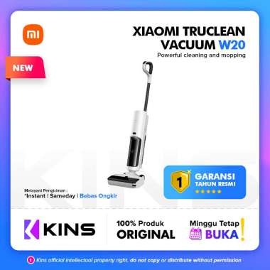 Xiaomi Truclean W20 Wet Dry Vacuum 15kpa Self-cleaning roller brushbar 3 in 1 Vacuum Garansi Resmi X