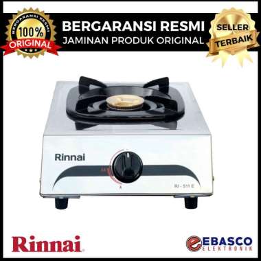 Kompor Gas Rinnai 511E 1 Tungku Stainless Steel