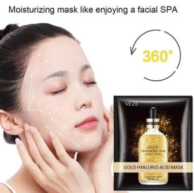 VeZE 24K Pure Gold Hyaluronic Acid Mask