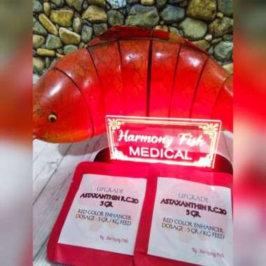 UPGRADE ASTAXANTHIN RC20 5GR Red Vitamin Pigmen Merah Ikan Koi Koki