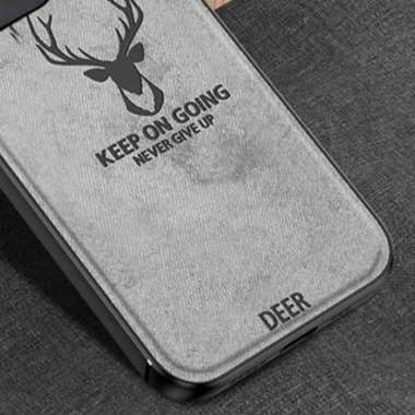Promo Case DEER ITEL RS4 terbaru Softcase Jeans ITEL RS4 Abu-abu