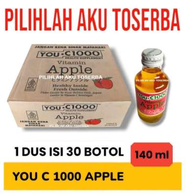 You C 1000 / YOU C1000 APPLE vitamin C 140ml - (1 DUS + Bubble Wrap)