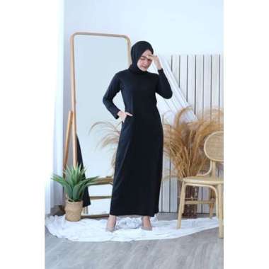 GAMIS Menyusui SIMPANSE 100% Cotton XXL Hitam