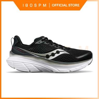 SAUCONY - Men's Guide 17 - Black / Shadow | Sepatu Lari Pria 40.5