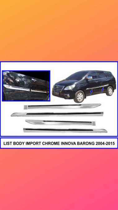 list body import chrome innova barong 2004-2015