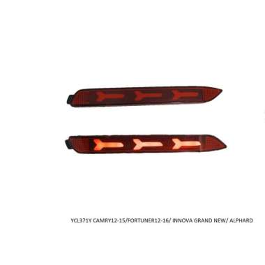LAMPU BUMPER - YCL371Y TOYOTA CAMRY 2012-2016 RED - LIGHT BAR