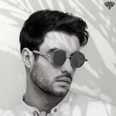 Kacamata Hitam Pria Vintage Sunglasses Retro Bulat Pria Wanita Steampunk KKVSIL