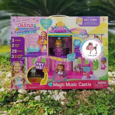 Love Diana Fashion Fabulous Magic Music Castle Playset
