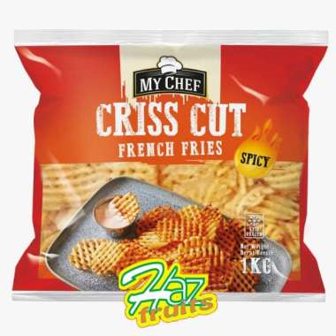 My Chef CrissCut Spicy French Fries | Kentang Goreng Frozen 1 Kg