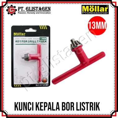 Mollar Kunci Kepala Bor 13MM Drill Chuck Key 13 MM