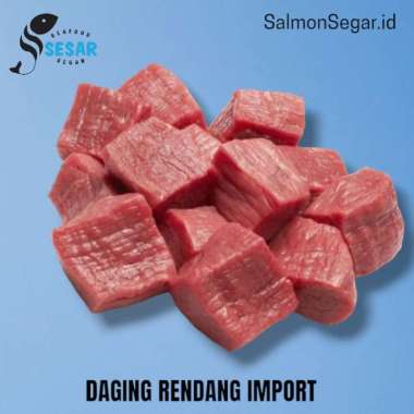 Daging Rendang Potong 1kg Impor - Rendang Sapi 1000 gram