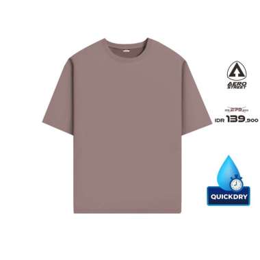 Aerostreet T Shirt Boxy Quick Dry Blaze Dusty Rose - Kaos T Shirt F1BAA M