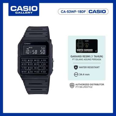 Casio Jam Tangan Pria CA-53WF-1BDF Kalkulator