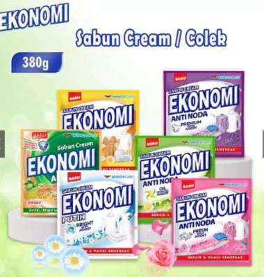 SABUN EKONOMI CREAM / SABUN COLEK EKONOMI 380 GR siwak
